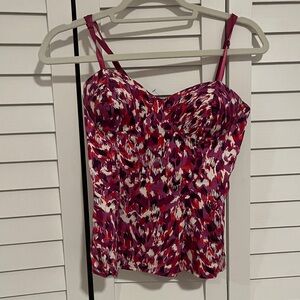 G by Guess Purple and red corset top